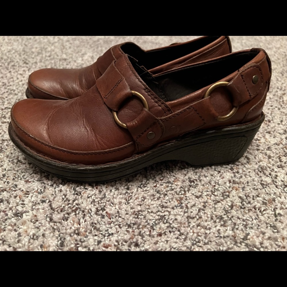 Brown Born Clogs - image 2